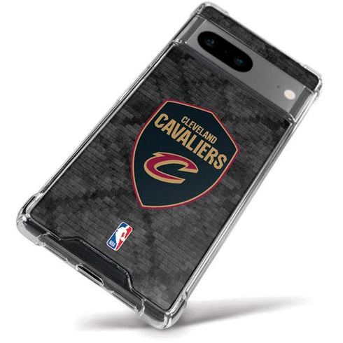 NBA Cleveland Cavaliers Dark Rust Google Pixel 8a Clear Case